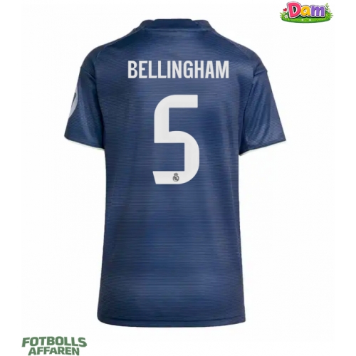 Real Madrid Jude Bellingham #5 Bortatröja Kvinnor 2025-26 Kortärmad
